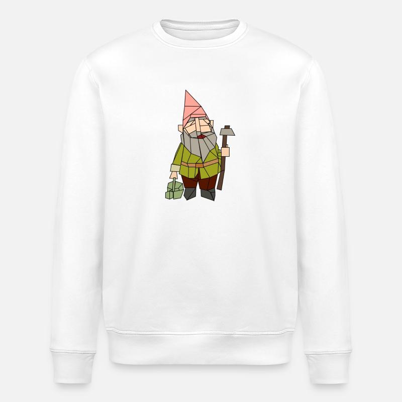 kabouter - Stanley/Stella Unisex Bio-Sweatshirt ROLLER - Weiß