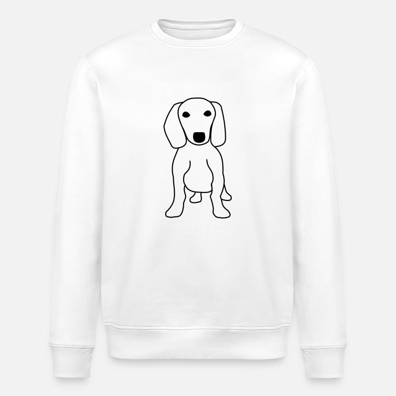 dackel - Stanley/Stella Unisex Bio-Sweatshirt ROLLER - Weiß