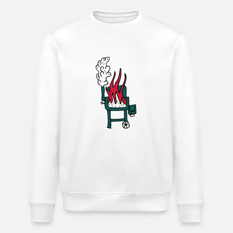 Grill - Stanley/Stella Unisex Bio-Sweatshirt ROLLER - Weiß