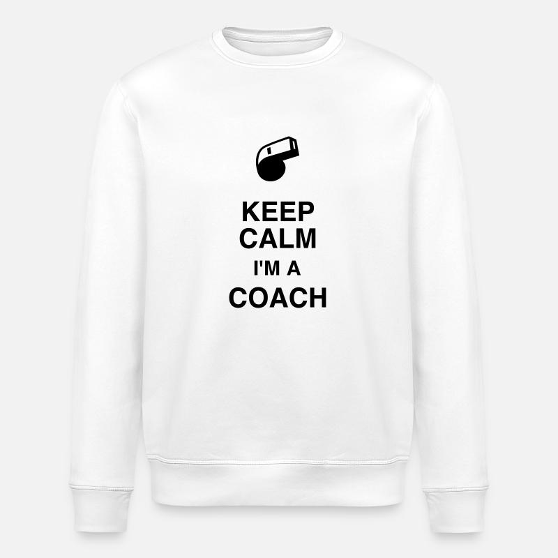 Coach / Coaching / Trainer / Sport - Stanley/Stella Unisex Bio-Sweatshirt ROLLER - Weiß