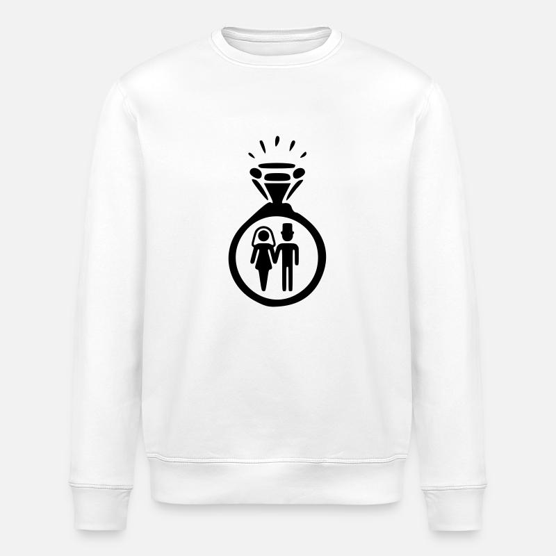 just married - Sweat bio ROLLER Stanley/Stella Unisexe - blanc