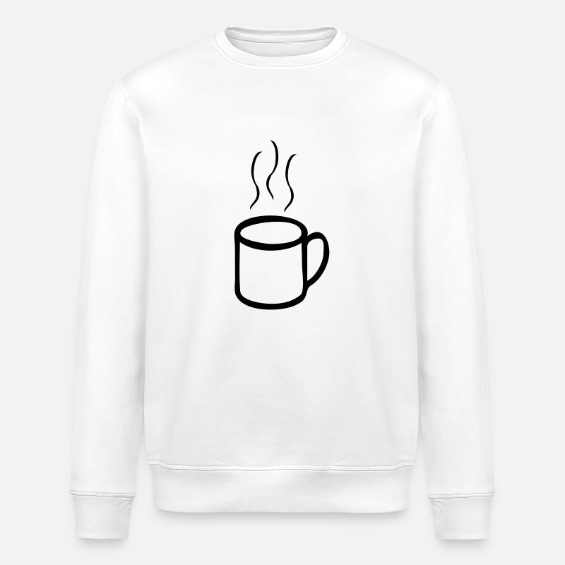 café - Sweat bio ROLLER Stanley/Stella Unisexe - blanc
