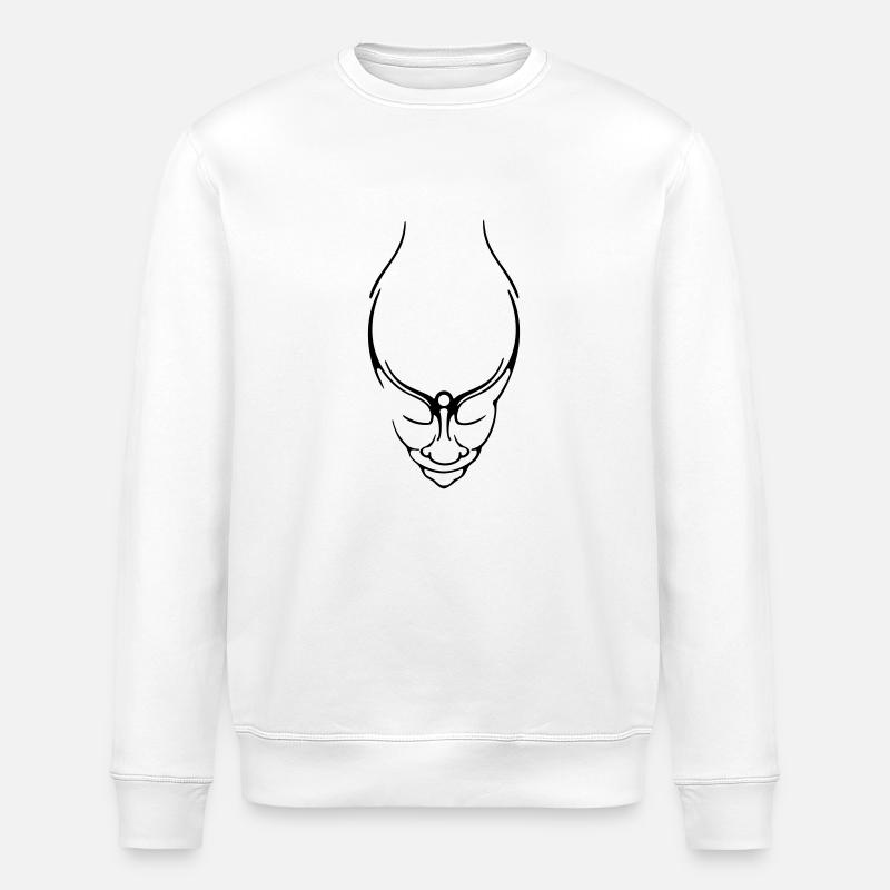 Gnom, - Stanley/Stella Unisex Bio-Sweatshirt ROLLER - Weiß