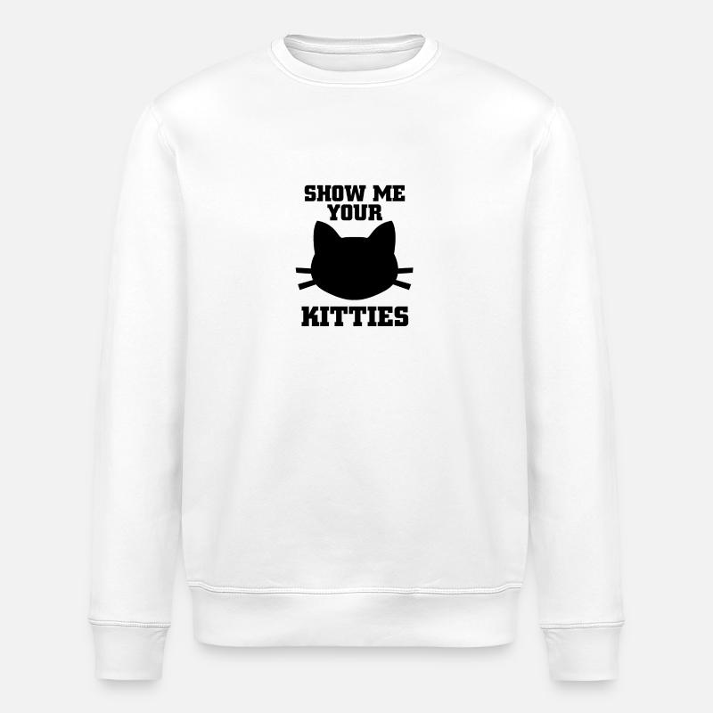 CHAT - Sweat bio ROLLER Stanley/Stella Unisexe - blanc