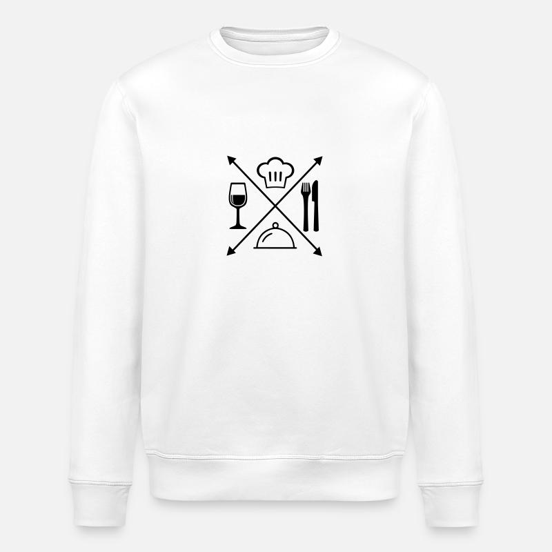 Restaurant - Stanley/Stella ROLLER Unisex Organic Sweatshirt - white