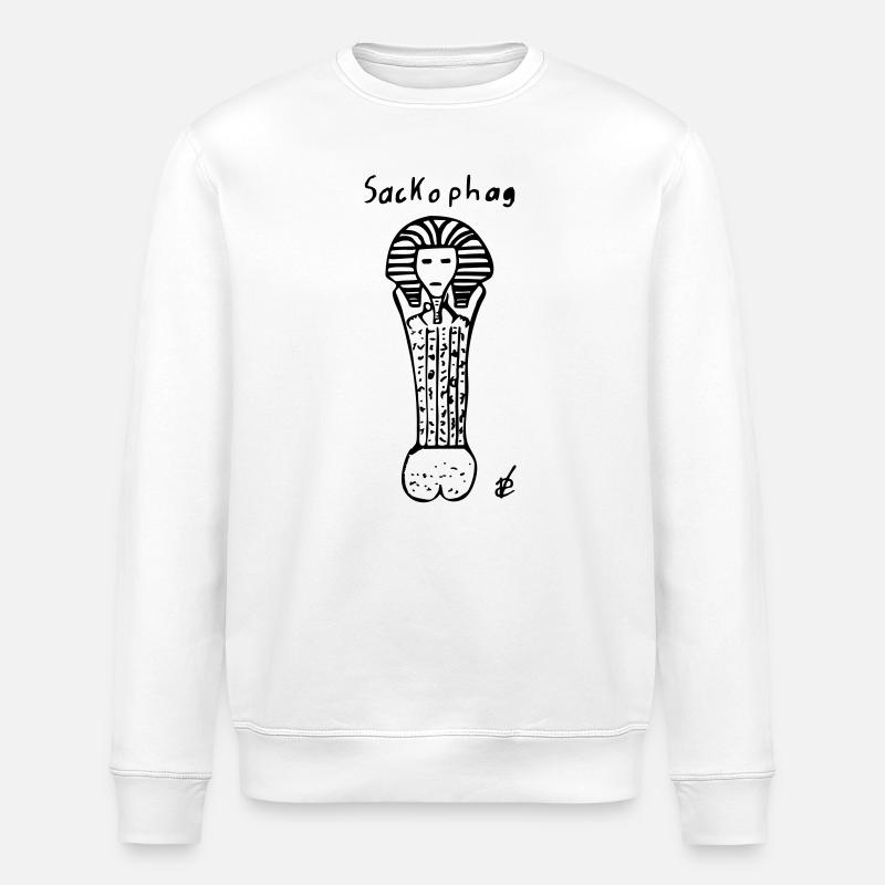 Sackophag - Stanley/Stella Unisex Bio-Sweatshirt ROLLER - Weiß