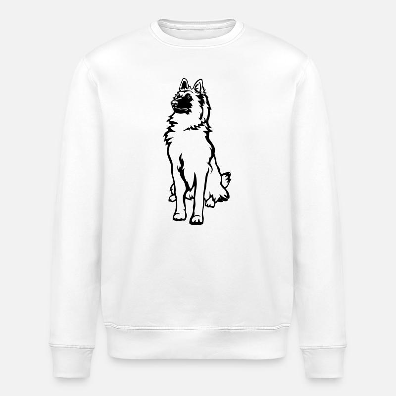 Tervuren - Stanley/Stella ROLLER Unisex Organic Sweatshirt - white