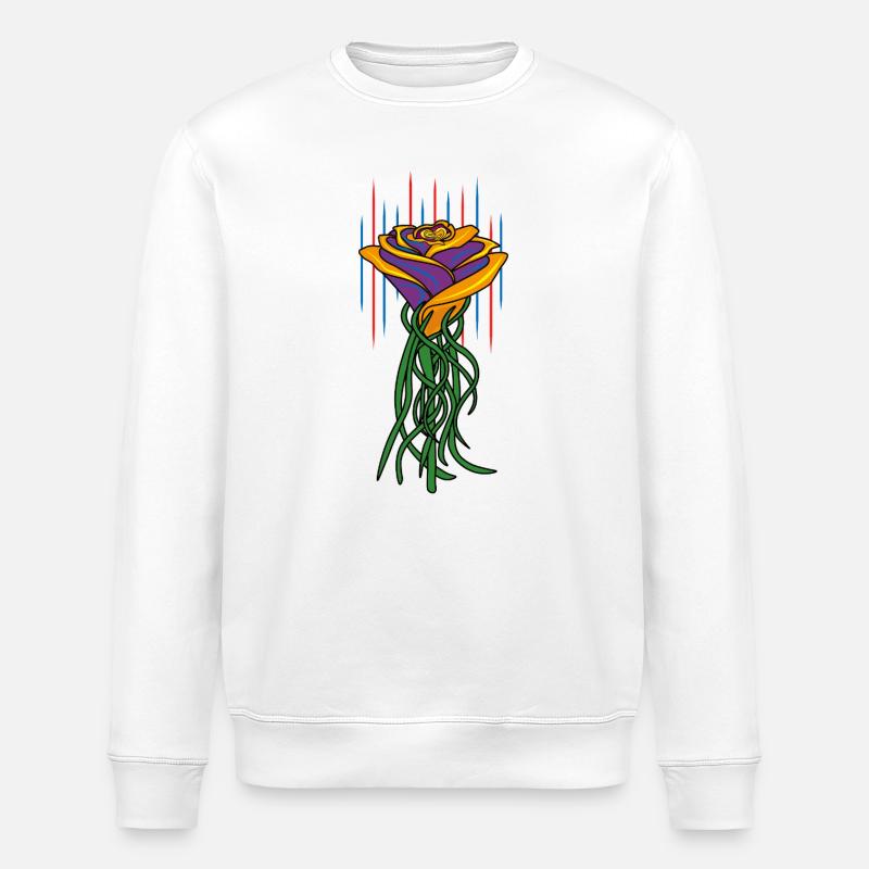 Neonrose - Stanley/Stella Unisex Bio-Sweatshirt ROLLER - Weiß