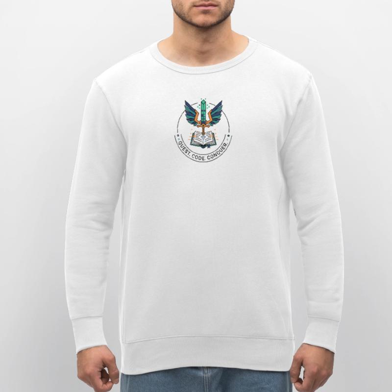 Quest. Code. Conquer Emblem Stanley/Stella Unisex Bio-Sweatshirt ROLLER