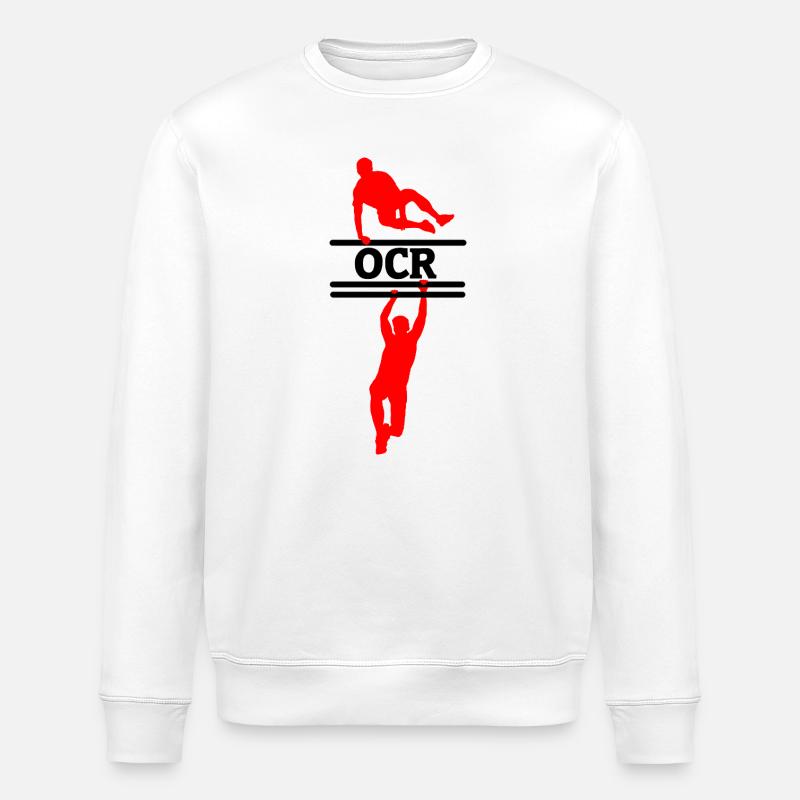 OCR-Bewegung – Sprung- und Hängdesign - Stanley/Stella Unisex Bio-Sweatshirt ROLLER - Weiß