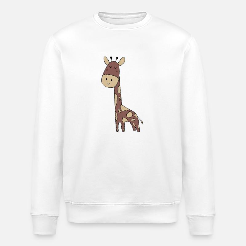 Girafe - Sweat bio ROLLER Stanley/Stella Unisexe - blanc