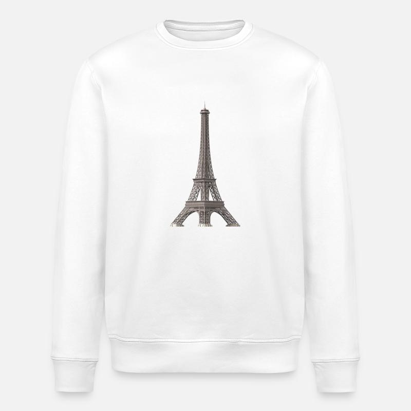 Eiffel Tower - Stanley/Stella Unisex Bio-Sweatshirt ROLLER - Weiß