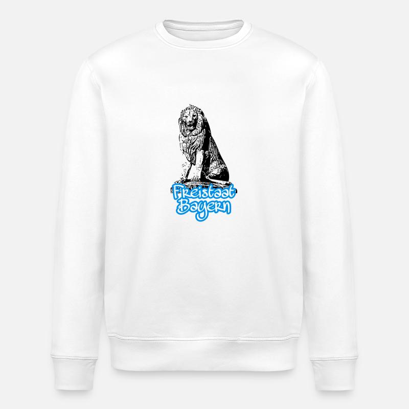 État libre de Bavière - Sweat bio ROLLER Stanley/Stella Unisexe - blanc