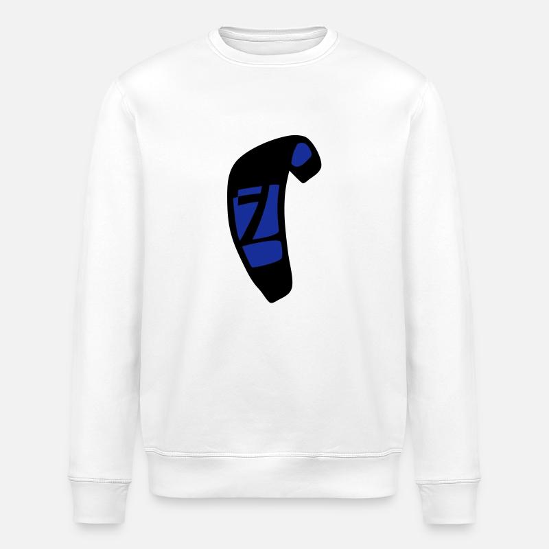 kite_n7_vec_2 de - Stanley/Stella Unisex Bio-Sweatshirt ROLLER - Weiß