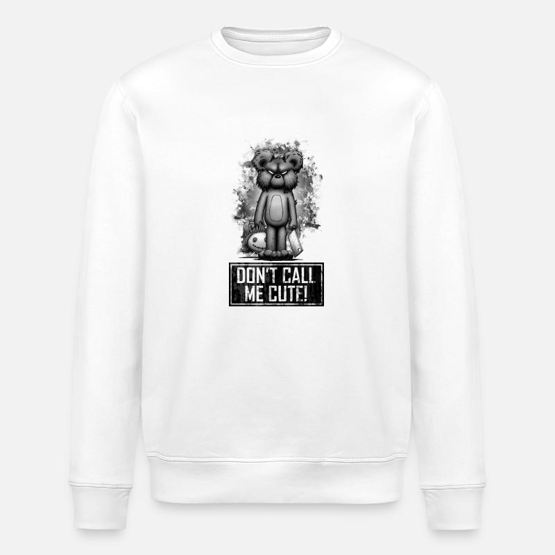 Teddy - Don't Call Me Cute - Sweat bio ROLLER Stanley/Stella Unisexe - blanc