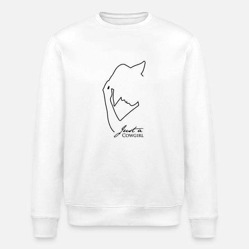 JaC's Silouette - Stanley/Stella Unisex Bio-Sweatshirt ROLLER - Weiß