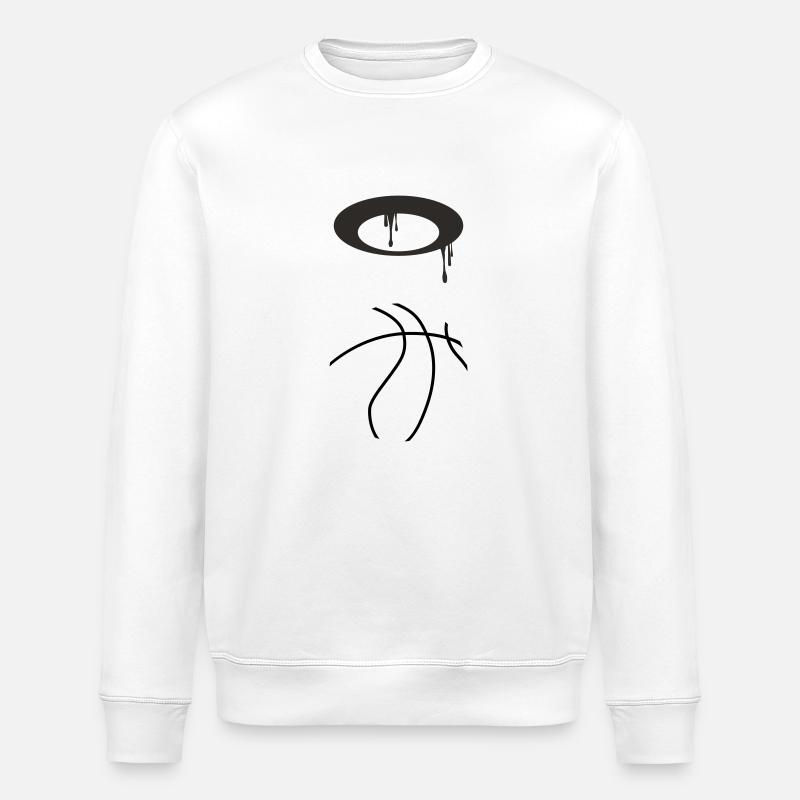 Basketball 5 0 06 - Stanley/Stella ROLLER Unisex Organic Sweatshirt - white