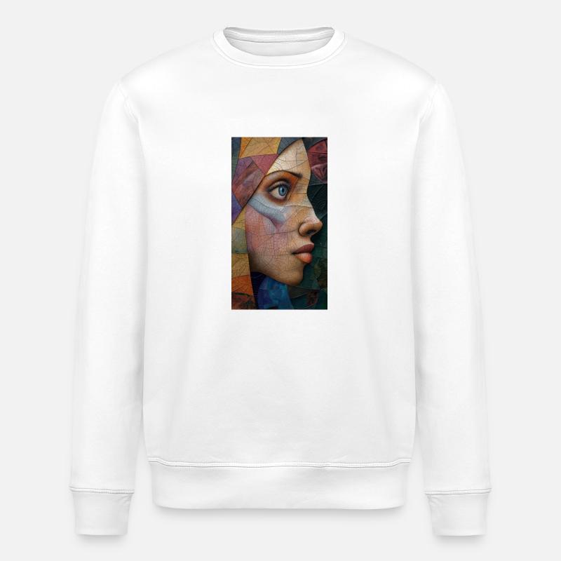 Conscience féminine - Sweat bio ROLLER Stanley/Stella Unisexe - blanc