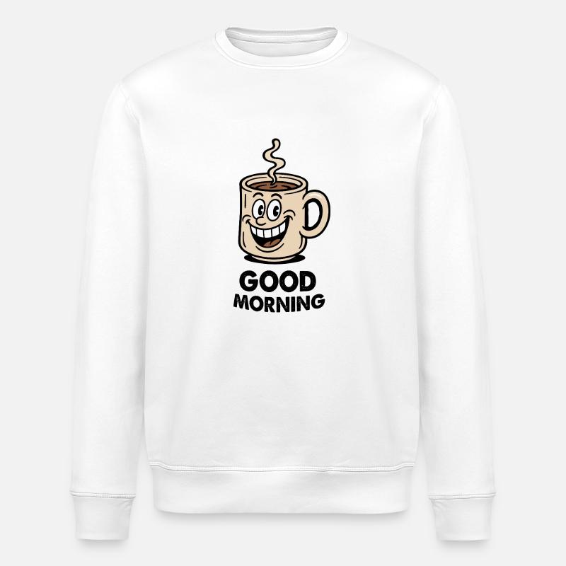 Tasse à café Bande dessinée - Sweat bio ROLLER Stanley/Stella Unisexe - blanc