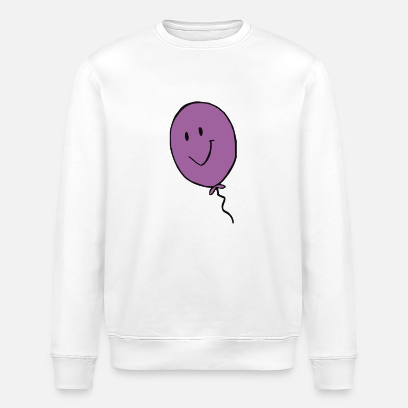 luftballon - Stanley/Stella Unisex Bio-Sweatshirt ROLLER - Weiß