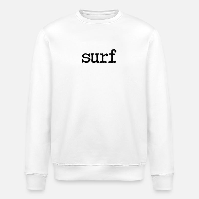Surf - Stanley/Stella ROLLER Unisex Organic Sweatshirt - white