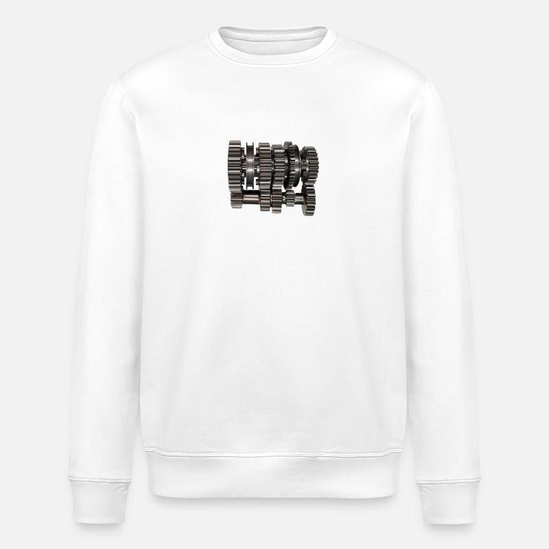 engrenage gn183 - Sweat bio ROLLER Stanley/Stella Unisexe - blanc
