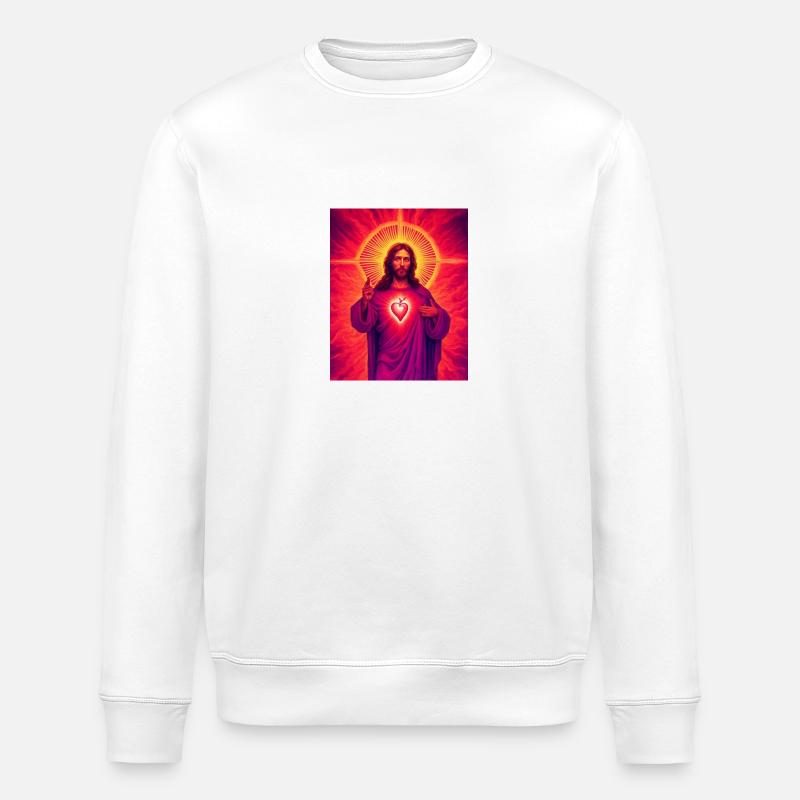 Jesus - Sweat bio ROLLER Stanley/Stella Unisexe - blanc