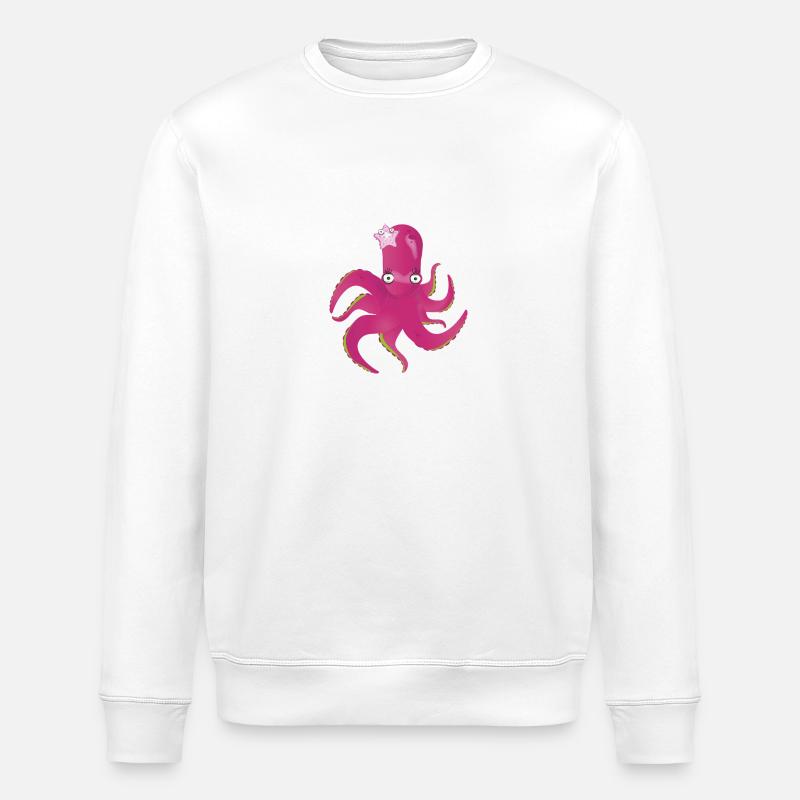 poulpe - Sweat bio ROLLER Stanley/Stella Unisexe - blanc