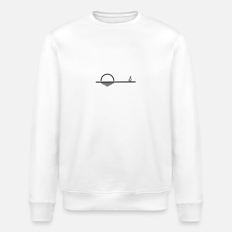Into the sun - Stanley/Stella Unisex Bio-Sweatshirt ROLLER - Weiß