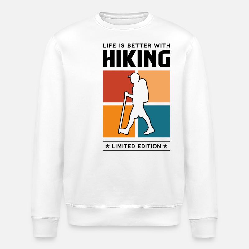 Randonnée - Sweat bio ROLLER Stanley/Stella Unisexe - blanc