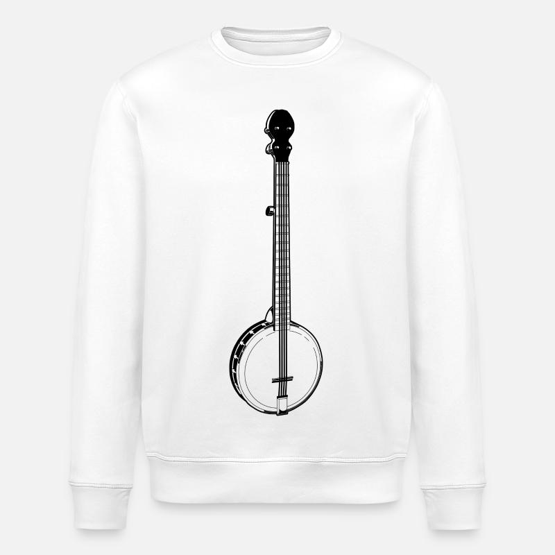 Bluegrass Musik - Stanley/Stella Unisex Bio-Sweatshirt ROLLER - Weiß