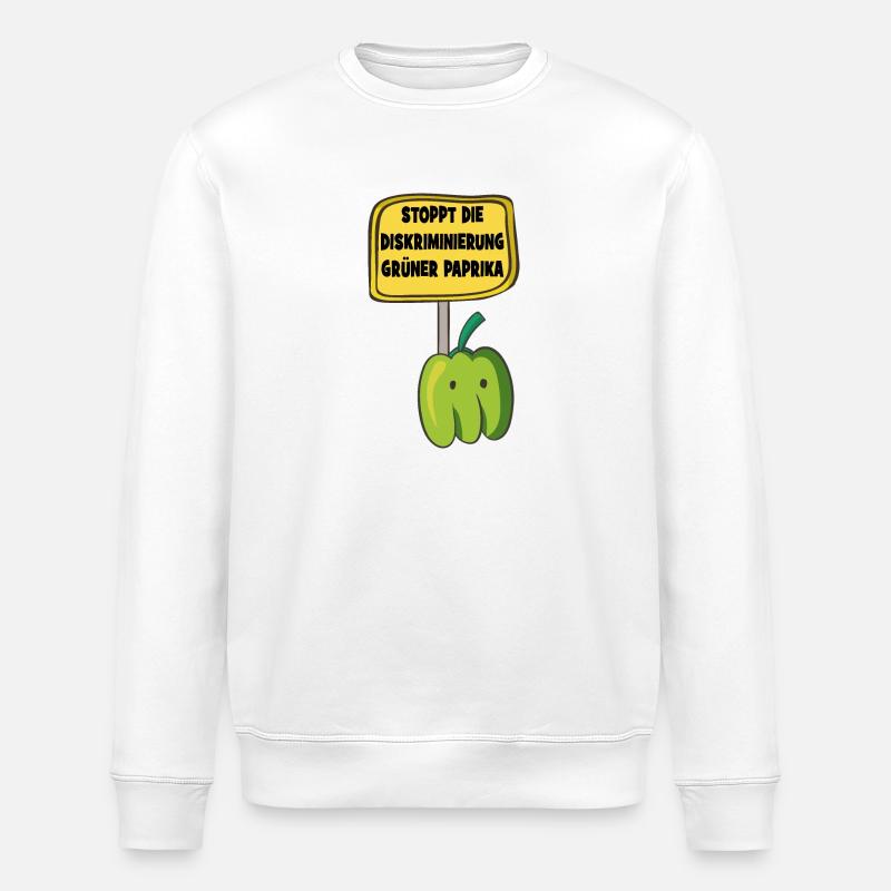 paprika - Stanley/Stella Unisex Bio-Sweatshirt ROLLER - Weiß