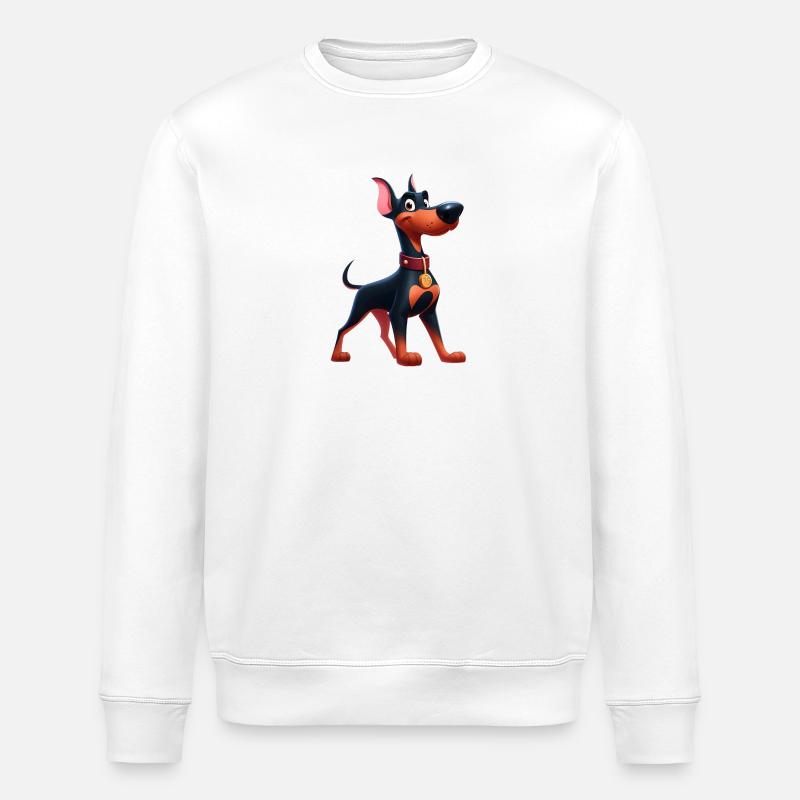 doberman 3 - Sweat bio ROLLER Stanley/Stella Unisexe - blanc