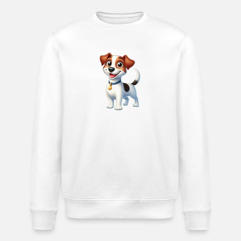 Jack Russel - Stanley/Stella Unisex Bio-Sweatshirt ROLLER - Weiß