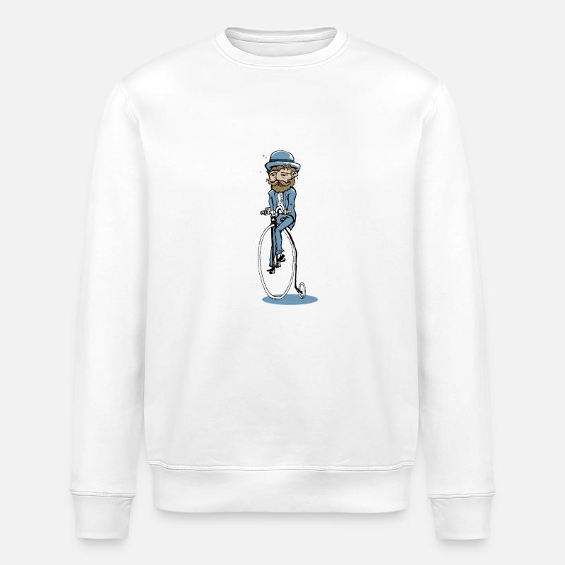 Hochrad - Stanley/Stella Unisex Bio-Sweatshirt ROLLER - Weiß