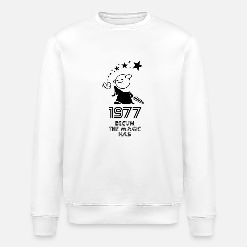 1977 - - Sweat bio ROLLER Stanley/Stella Unisexe - blanc