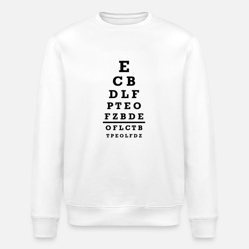 Opticien - Sweat bio ROLLER Stanley/Stella Unisexe - blanc