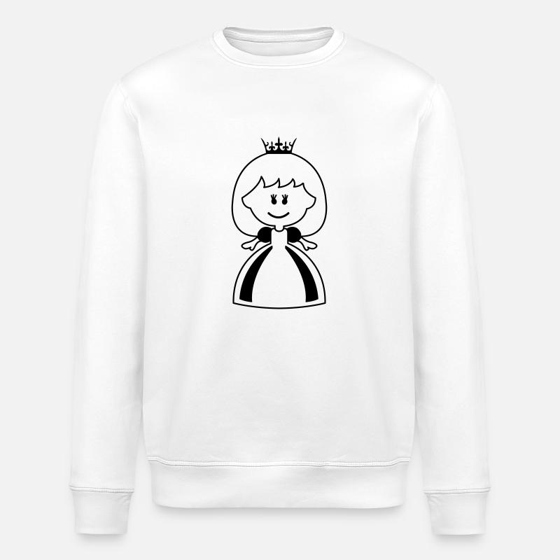 prinzessin - Sweat bio ROLLER Stanley/Stella Unisexe - blanc