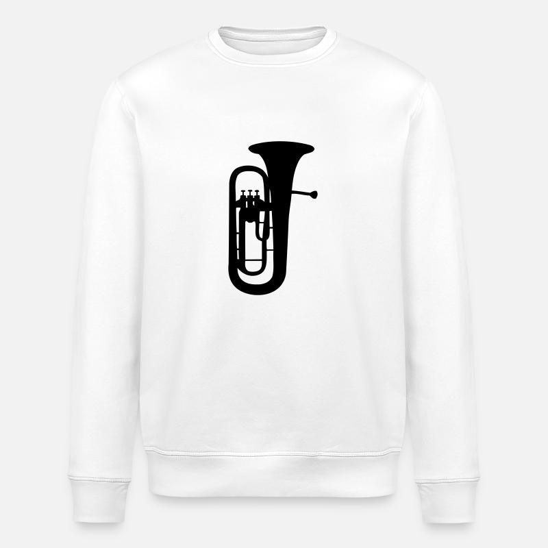 euphonium. - Stanley/Stella Unisex Bio-Sweatshirt ROLLER - Weiß