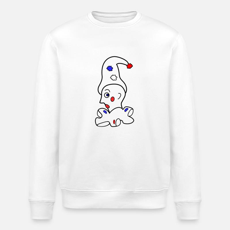 Arlequin 2 - Sweat bio ROLLER Stanley/Stella Unisexe - blanc