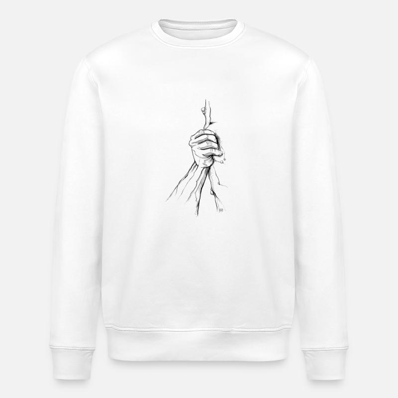 Hold On - Stanley/Stella Unisex Bio-Sweatshirt ROLLER - Weiß