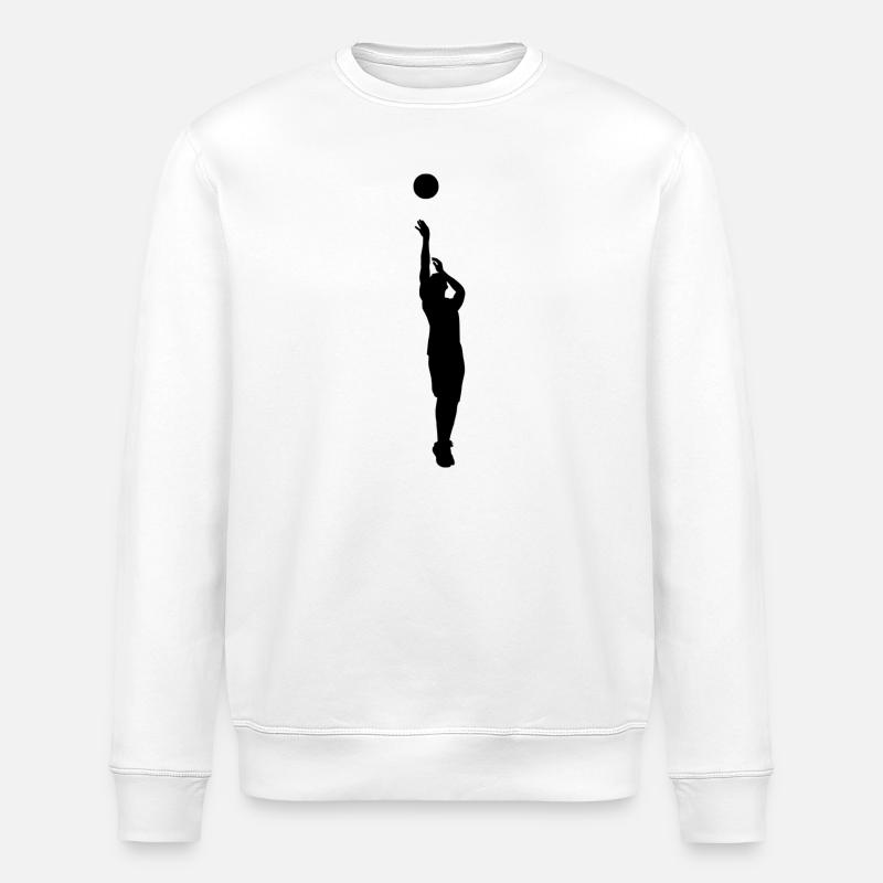 Basketball - Stanley/Stella Unisex Bio-Sweatshirt ROLLER - Weiß