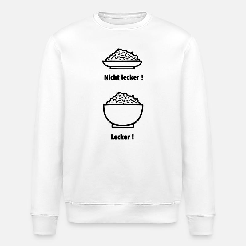 Leckere Bowl - Stanley/Stella Unisex Bio-Sweatshirt ROLLER - Weiß
