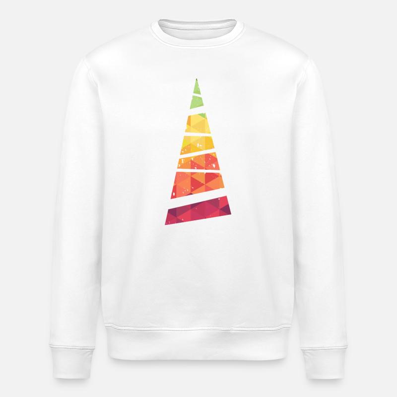 Christmas Tree - Weihnachtsbaum - Weihnachten - Stanley/Stella Unisex Bio-Sweatshirt ROLLER - Weiß