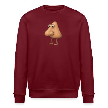 the Nose Man limited edition - Stanley/Stella ROLLER Unisex Organic Sweatshirt - white - Front - Nik (191cm)
