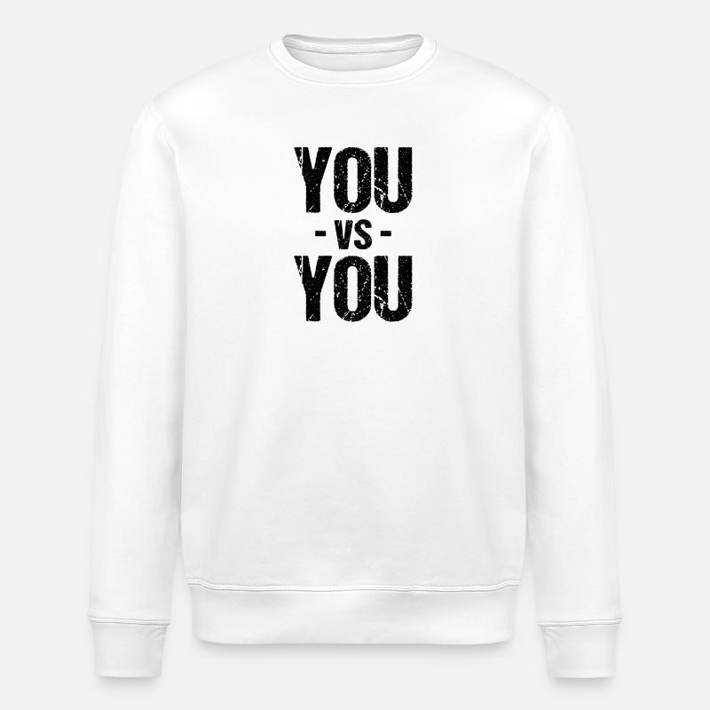 You vs You - Stanley/Stella Unisex Bio-Sweatshirt ROLLER - Weiß