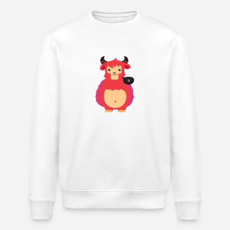shirt, conception, t-shirt - Sweat bio ROLLER Stanley/Stella Unisexe - blanc