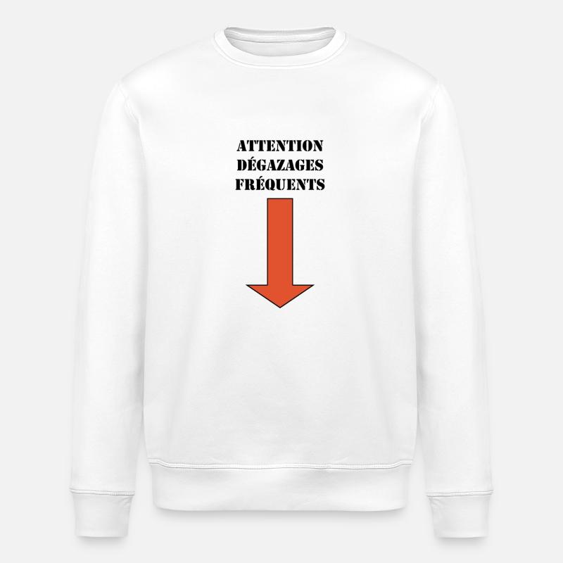 humour_01 - Stanley/Stella Unisex Bio-Sweatshirt ROLLER - Weiß