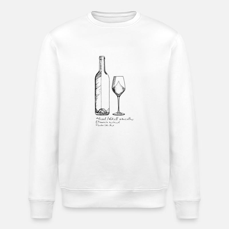 Vin - Sweat bio ROLLER Stanley/Stella Unisexe - blanc