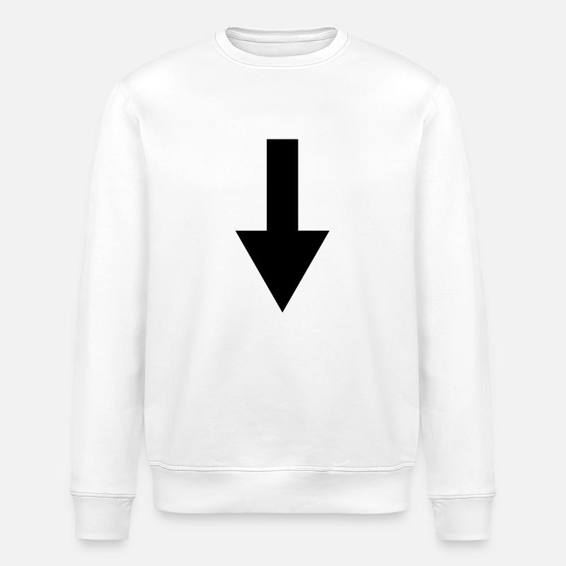 flèche - Sweat bio ROLLER Stanley/Stella Unisexe - blanc